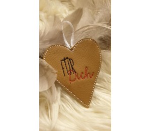 Stickserie ITH - Herz Anhänger Herzenswünsche